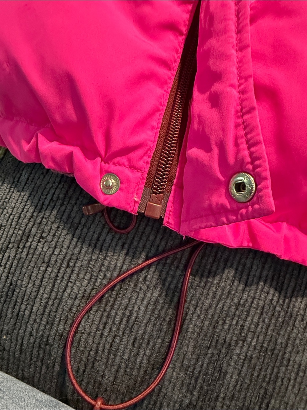 a new day Hot Pink Puffer Vest - Picture 3 of 3